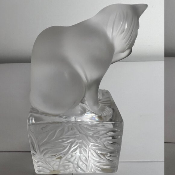 Lalique crystal cat - Picture 4 of 5
